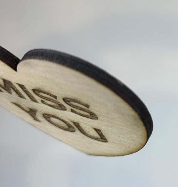 25 Conversation Hearts - Wood blanks - Laser Cut - Valentine's Day Decor - DYI - Birch -Made in USA - Northern Lights Laser LLC