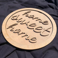 DIY Home Sweet Home Door Hanger Kit: Unfinished Wood Blank, 11.5"