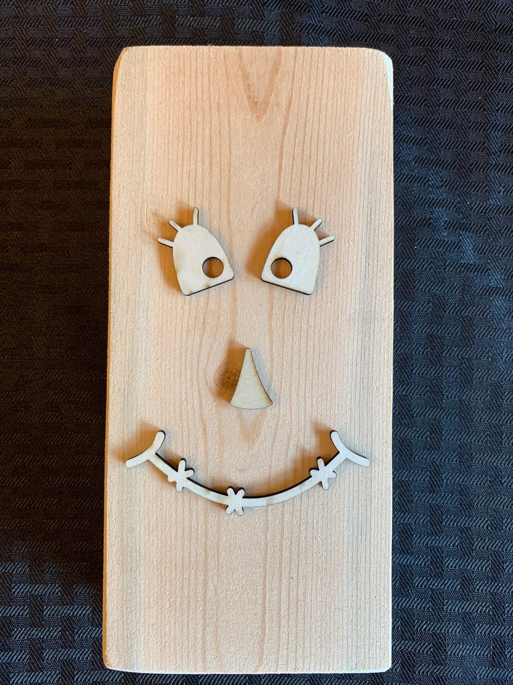 Scarecrow Faces: For 3 1/2 inch Wide Wood | Laser Cut Plywood Craft Blanks