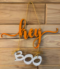 Hey Boo DIY Wood Sign Kit - Laser Cut - Halloween Decor | Paintable Birch Blanks | Made in USA | Northern Lights Laser LLC