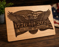 America 250 Patriotic Eagle Wood Sign | America 250 Decor | Bald Eagle Wall Decor | Americana Home Decor | Fourth of July Decor